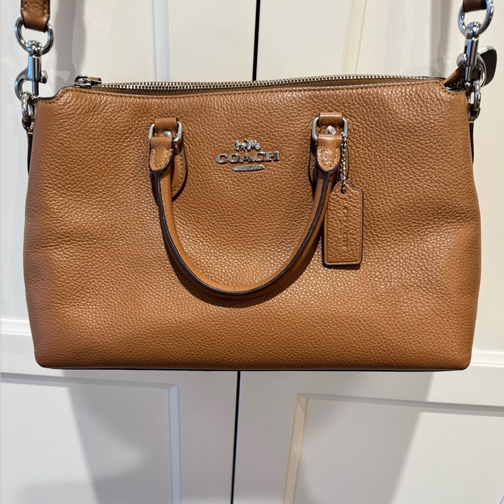 Coach Brown Leather Satchel. Rarely used.